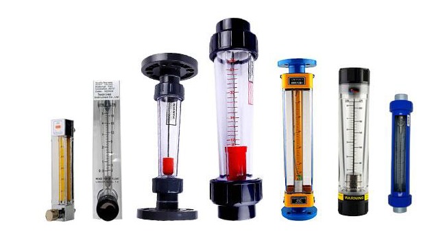 Variable area flow meters